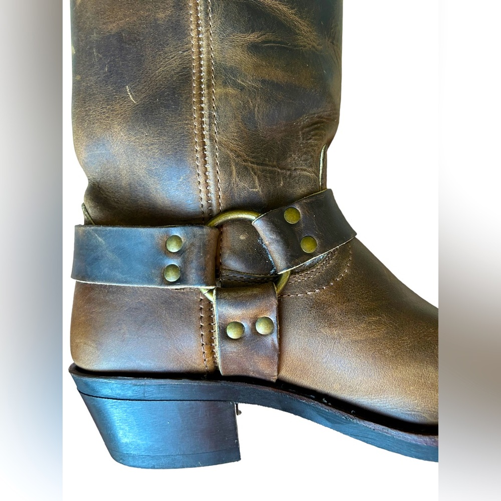 Classic Frye Harness Moto Boots - Picture 11 of 14